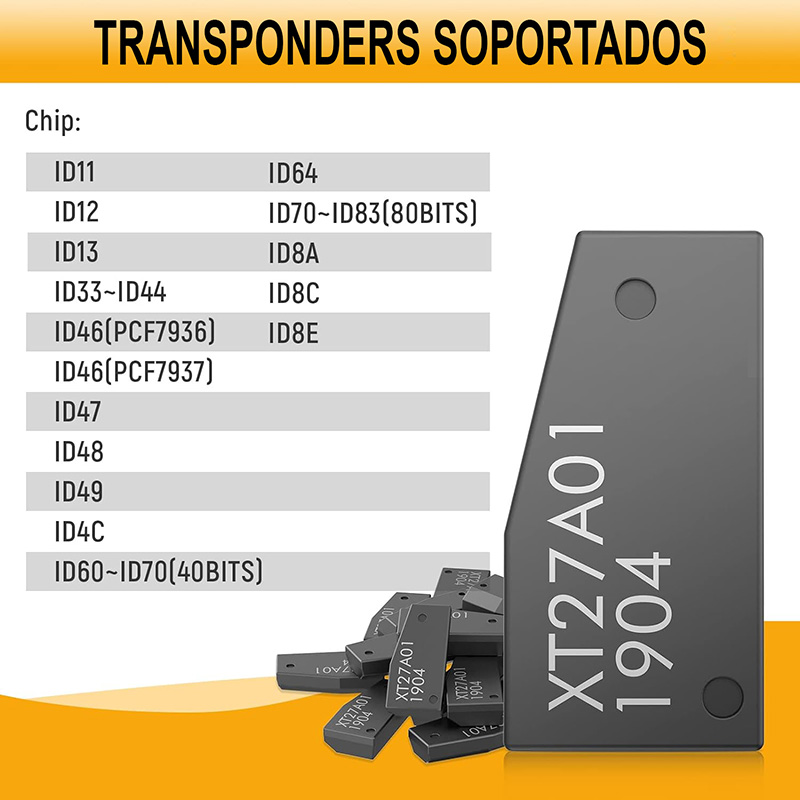 Super Chip VVDI XT27A Soporte y Compatibilidad