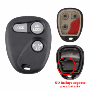 Carcasa Control Remoto Chevrolet GMC 3B (2+2xR)